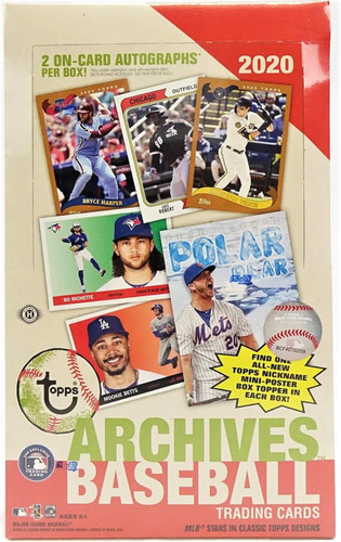 2020 Topps Archives Baseball Hobby 10 Box Case