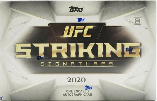 2020 Topps UFC Striking Signatures Hobby 20 Box Case