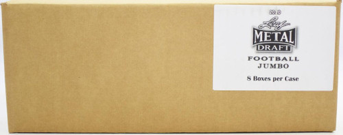 2020 Leaf Metal Draft Football Jumbo 8 Box Case