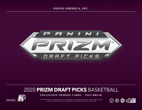 2020/21 Panini Prizm Draft Picks Collegiate Basketball Fast Break 20 Box Case