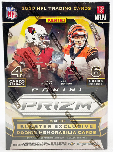 2020 Panini Prizm Football 6 Pack Blaster Box (Lazer Prizms)
