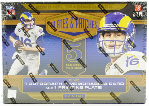 2020 Panini Plates & Patches Football Hobby Box