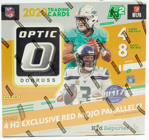 2020 Panini Donruss Optic Football Hobby Hybrid Box