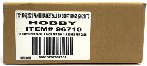 2020/21 Panini Court Kings Basketball Hobby 16 Box Case