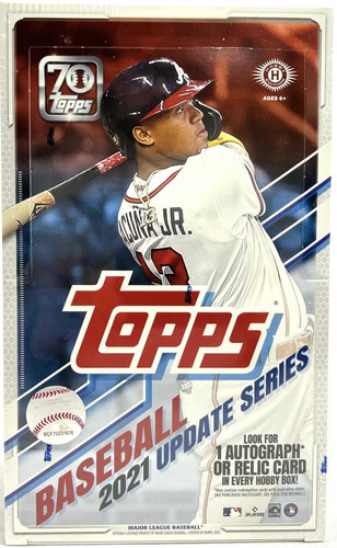 2021 Topps Update Series Baseball Hobby 12 Box Case