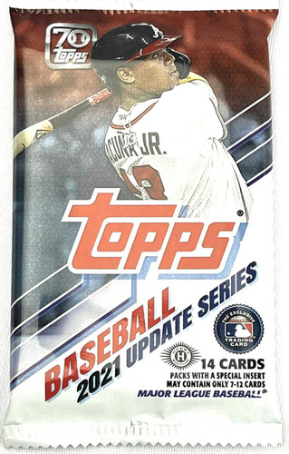 2021 Topps Update Series Baseball Hobby 14 Card Pack