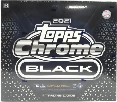 2021 Topps Chrome Black Baseball Hobby 12 Box Case