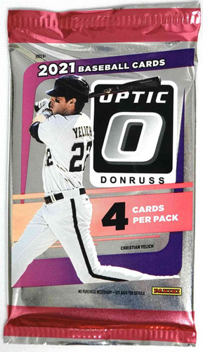 2021 Panini Donruss Optic Baseball Hobby 4 Card Pack