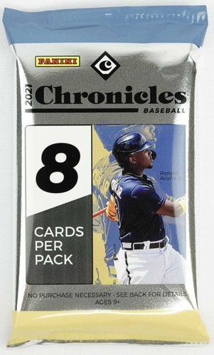 2021 Panini Chronicles Baseball Hobby 8 Card Pack