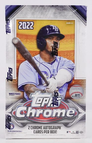 2022 Topps Chrome Baseball Hobby 12 Box Case