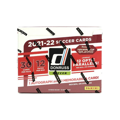 2021/22 Panini Donruss Soccer Hobby 12 Box Case
