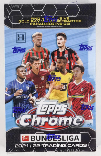 2021/22 Topps Chrome Bundesliga Soccer Lite 16 Box Case  2021/22 Topps Chrome Bundesliga Soccer Lite 16 Box Case
