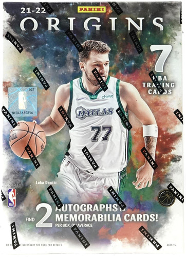 2021/22 Panini Origins Basketball Hobby 12 Box Case