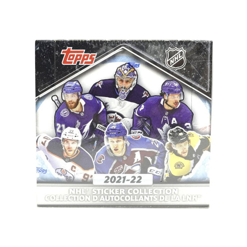 2021/22 Topps NHL Hockey Sticker Collection Box