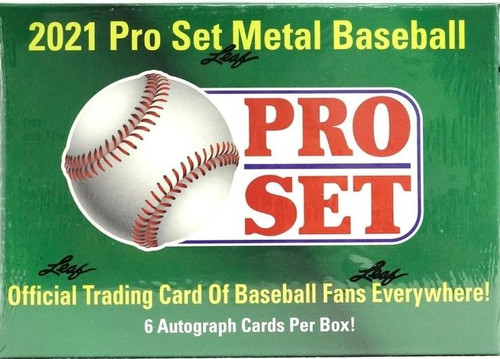 2021 Pro Set Metal Baseball Hobby Box
