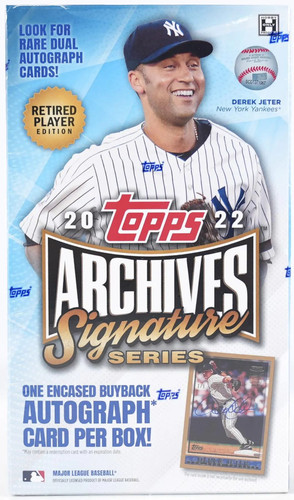 2022 Topps Archives Signature Series Retired Player Edition Baseball Hobby 20 Box Case