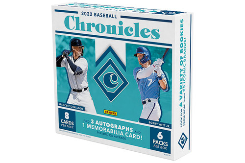 2022 Panini Chronicles Baseball Hobby 16 Box Case