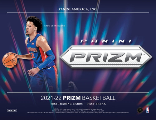 2021/22 Panini Prizm Basketball Fast Break 20 Box Case