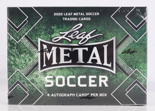 2022 Leaf Metal Soccer Hobby 10 Box Case