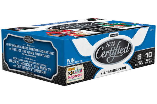 2022 Panini Certified Football Hobby 16 Box Case