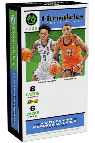 2022/23 Panini Chronicles Draft Picks Basketball Hobby Box