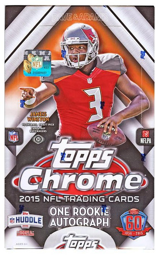 2015 Topps Chrome Football Hobby Box