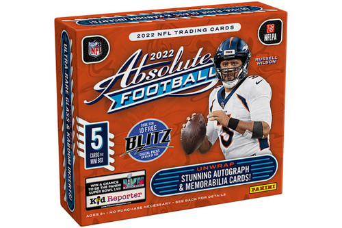 2022 Panini Absolute Football Hobby 12 Box Case