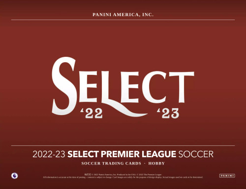 2022/23 Panini Select Premier League EPL Soccer Hobby 12 Box Case