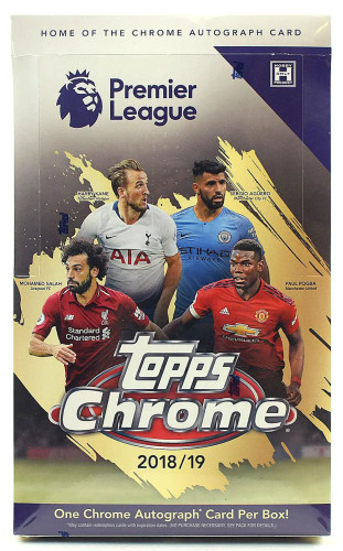 2018/19 Topps Chrome Premier League EPL Soccer Hobby Box