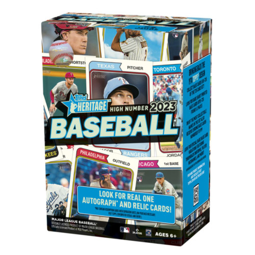 2023 Topps Heritage High Number Baseball 8 Pack Blaster Box
