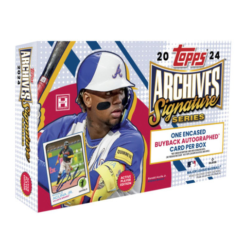 2024 Topps Archives Signature Series Baseball Hobby 20 Box Case