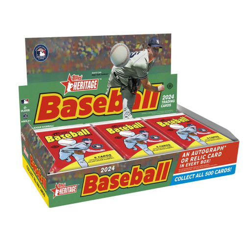 2024 Topps Heritage Baseball Hobby Box