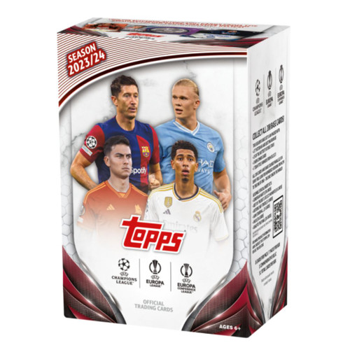 2023/24 Topps UEFA Club Competitions Soccer 7 Pack Blaster Box