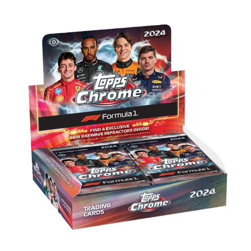 2024 Topps Chrome F1 Formula 1 Racing Qualifying Lap Hobby 20 Box Case