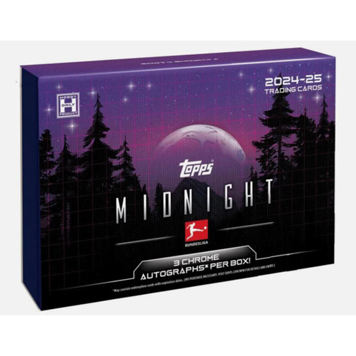 2024/25 Topps Bundesliga Midnight Soccer Hobby 6 Box Case