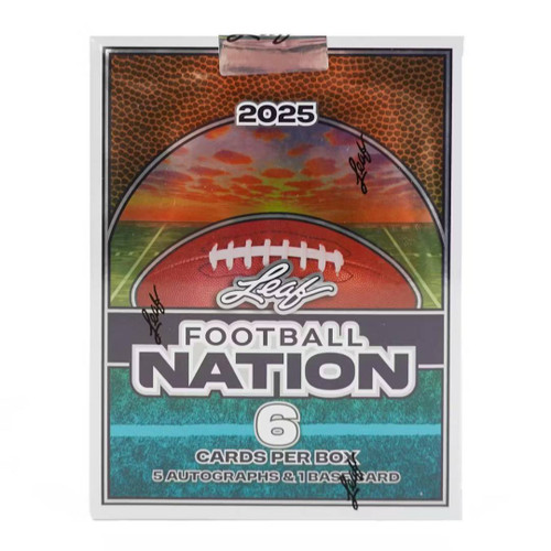 2025 Leaf Football Nation Hobby Box