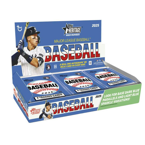 2025 Topps Heritage High Number Baseball Hobby 12 Box Case
