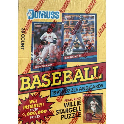 1991 Donruss Series 1 Baseball Wax Box