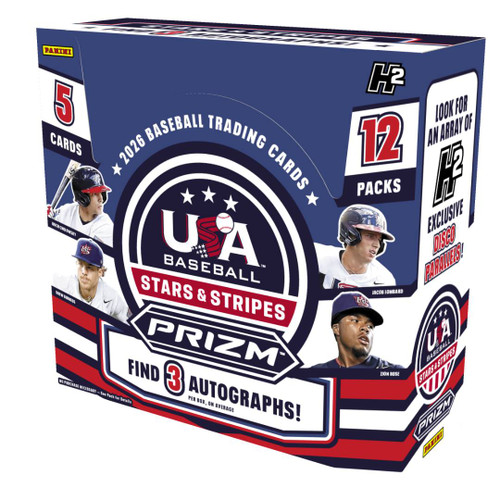 2026 Panini USA Stars And Stripes Prizm Baseball H2 12 Box Case