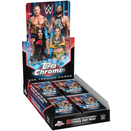 2026 Topps Chrome WWE Hobby 12 Box Case