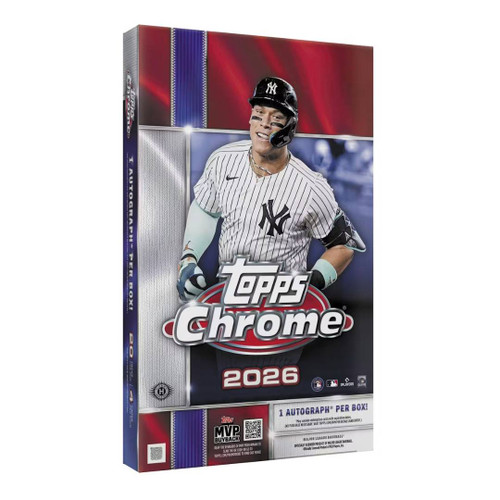 2026 Topps Chrome Baseball Hobby Box