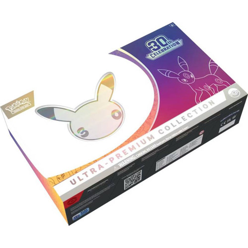 celebrations ultra premium booster collection box Pokemon TCG: Ultra-Premium – TBC Games plus playable promo cards featuring Poké Ball and Pikachu V in glimmering etched gold Ultra Premium Collection Celebrations (UPC)