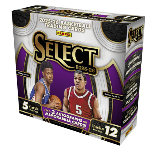2025/26 Panini Select Basketball Hobby 12 Box Case