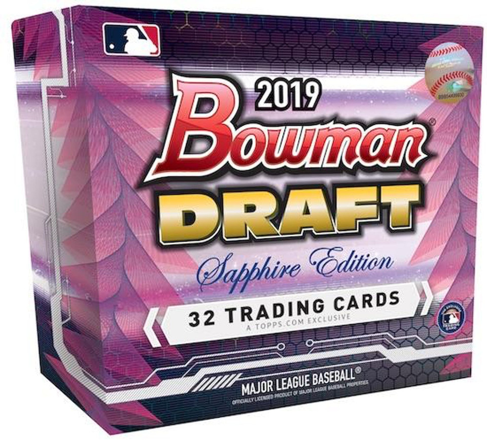 2019 Bowman Draft Sapphire Edition Baseball Hobby Box