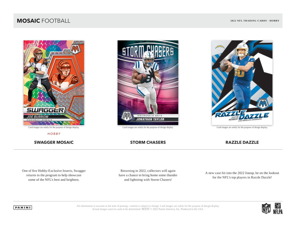 2022 Panini Mosaic Football Hobby 12 Box Case