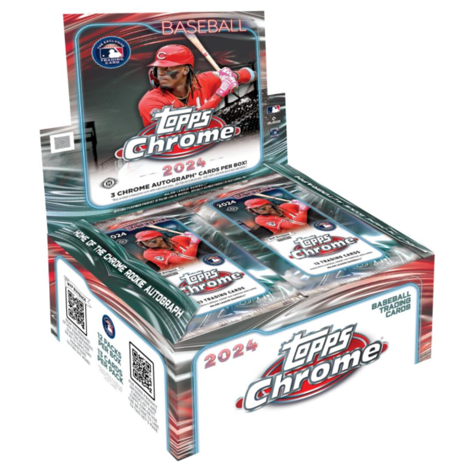 2024 Topps Chrome Baseball Jumbo Hobby Box 2024 Topps Chrome Baseball Jumbo Hobby Box