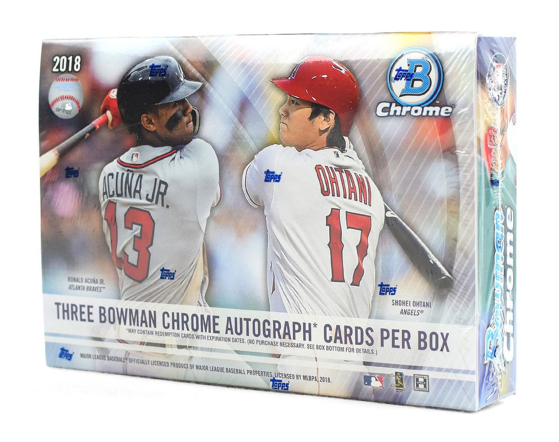 y 2018 Topps Bowman Chrome Baseball 大谷翔平 RC ルーキーカード