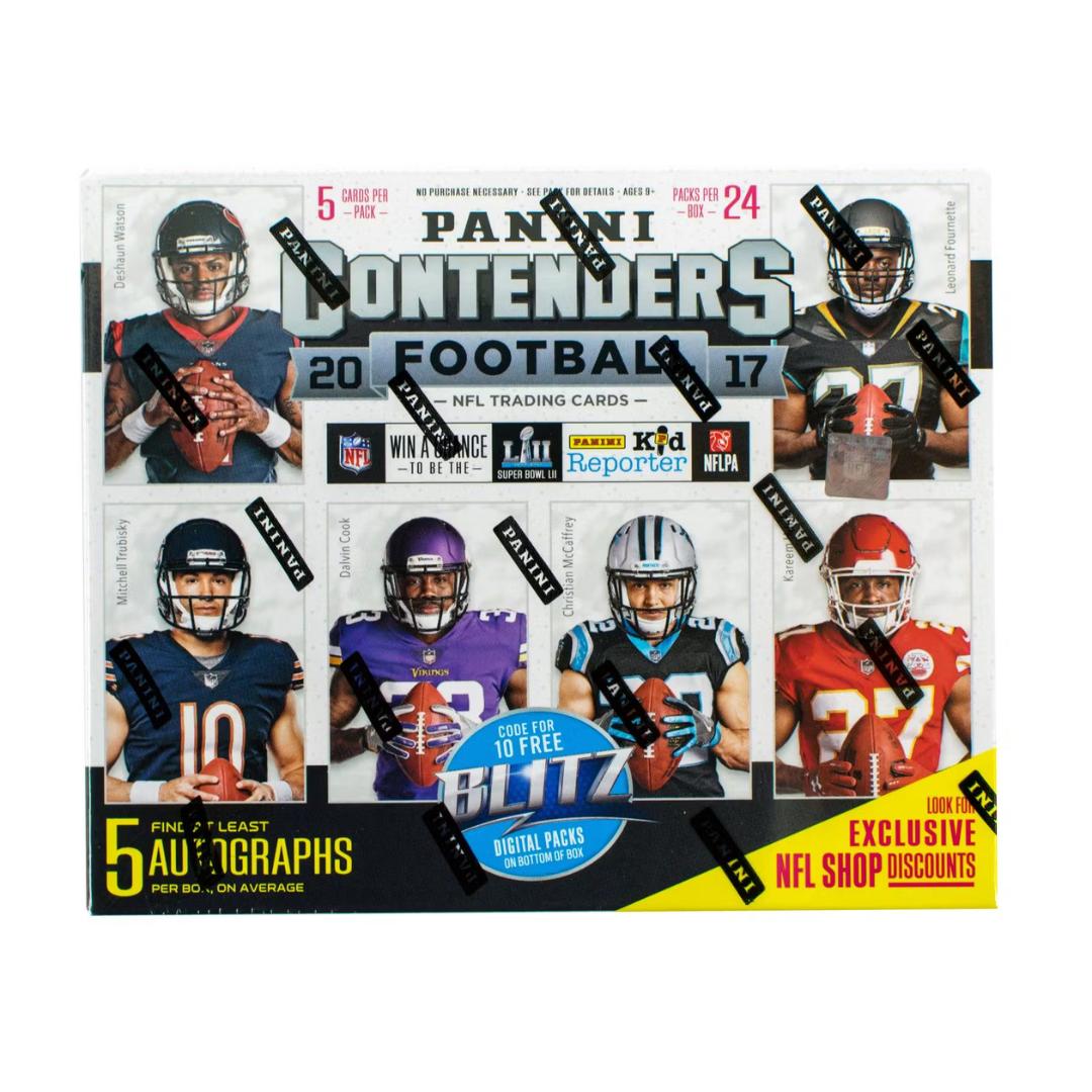 2017 Panini Contenders Football Hobby 12 Box Case