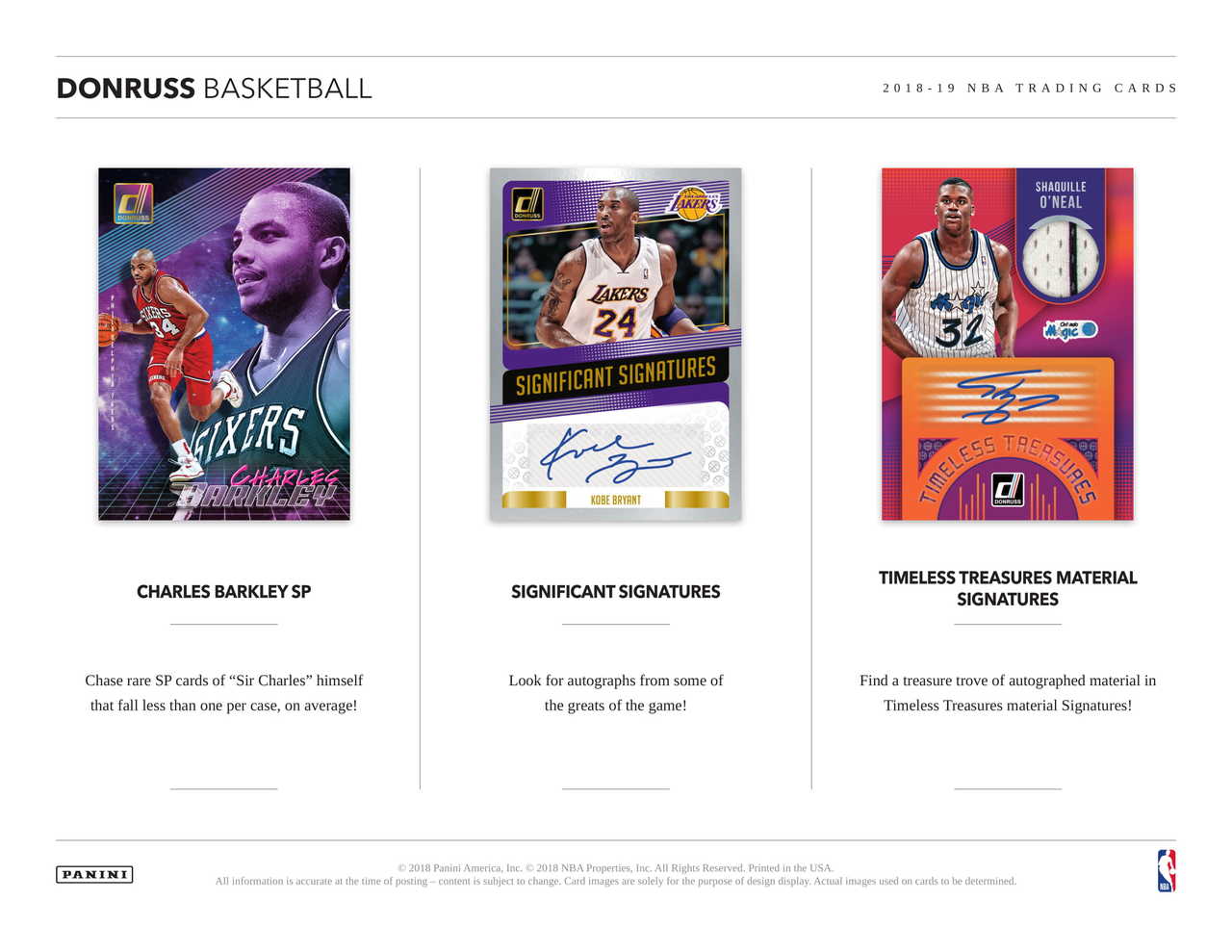 2018/19 Panini Donruss Basketball Hobby Box