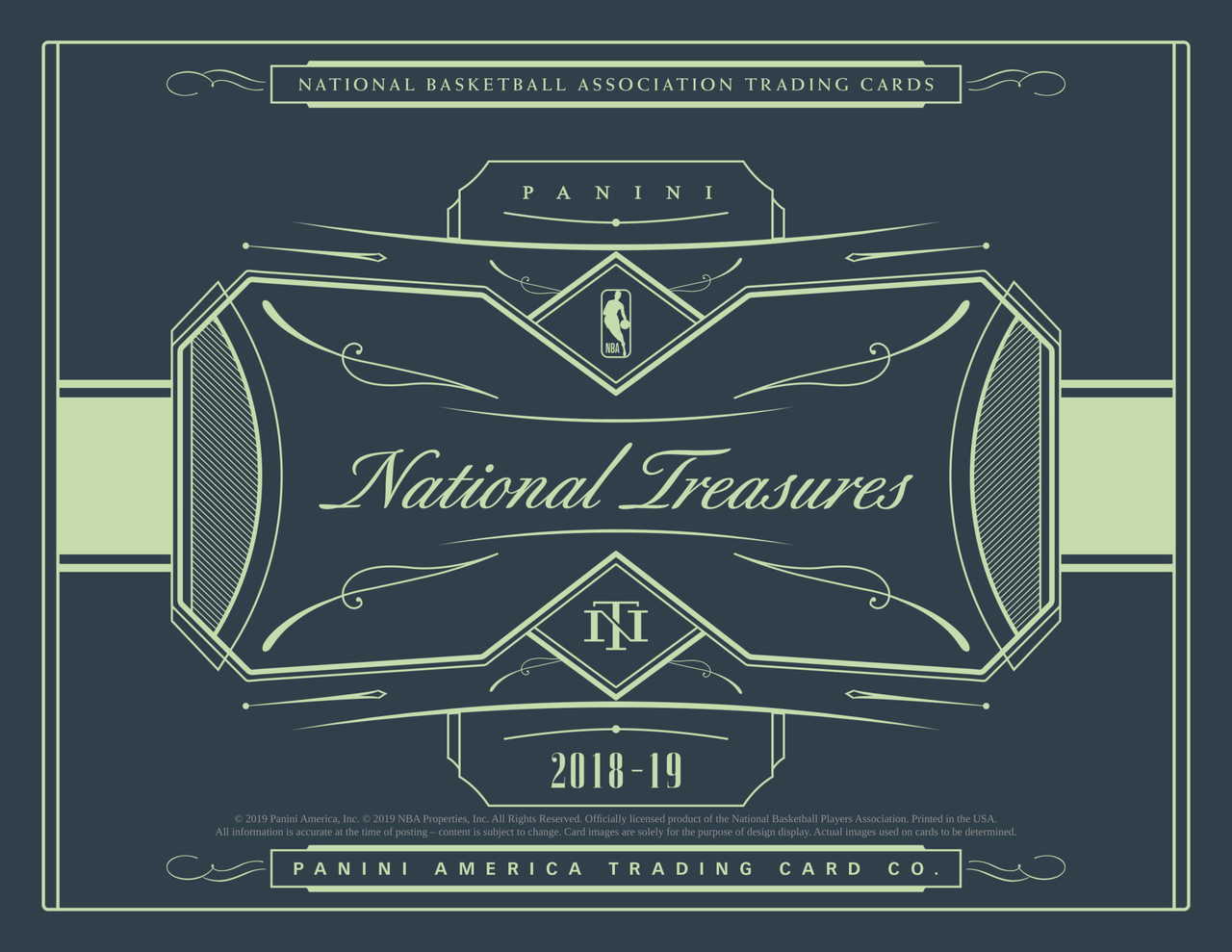 2018/19 Panini National Treasures Basketball Hobby Box